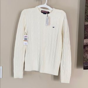 Vineyard vines cable sweater
